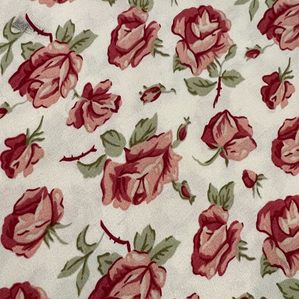 🚫SOLD🚫 RARE Vintage 90’s Betsey Johnson Rose Floral Maxi Skirt - Picture 3 of 5